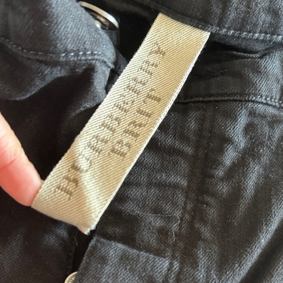 Burberry Black/Charcoal Brit Steadman Jeans. Size 34R. Made in Turkey